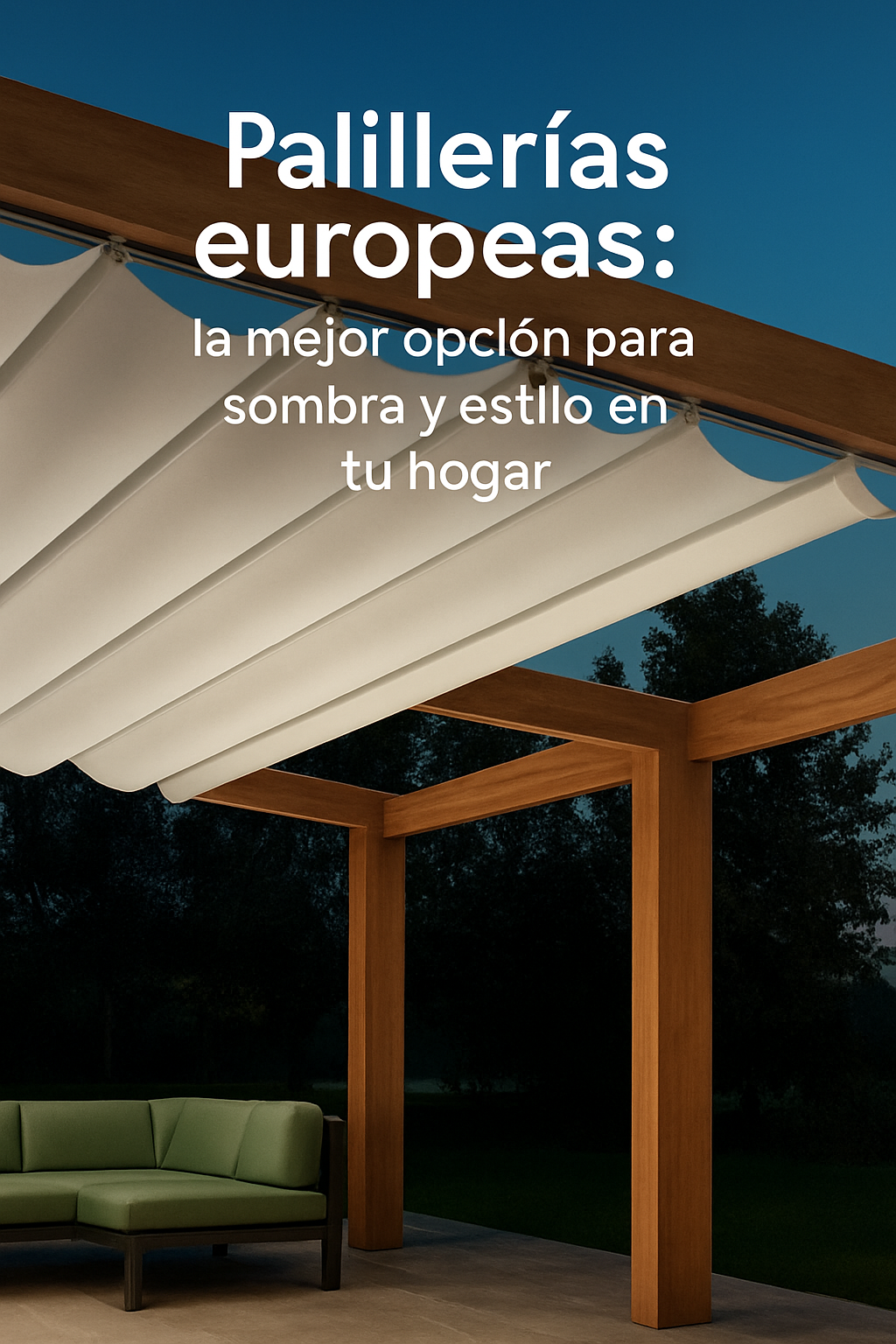 Palillerías europeas: la mejor opción para sombra y estilo en tu hogar
