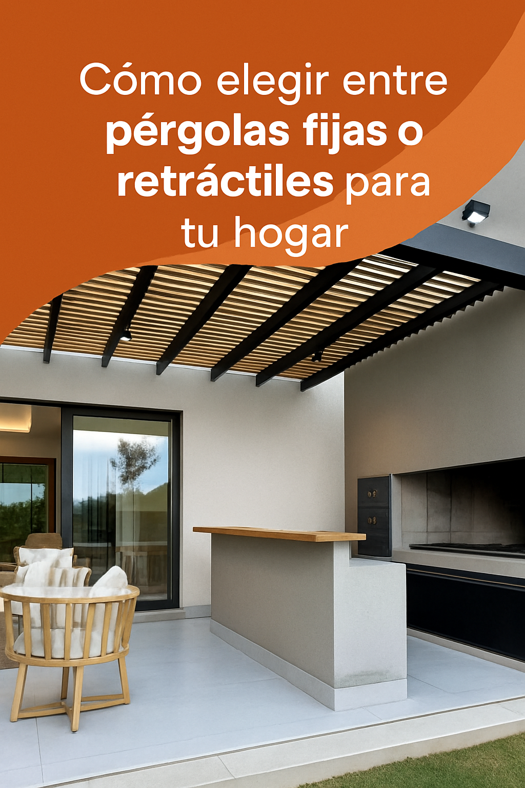 Cómo elegir entre pérgolas fijas o retráctiles para tu hogar