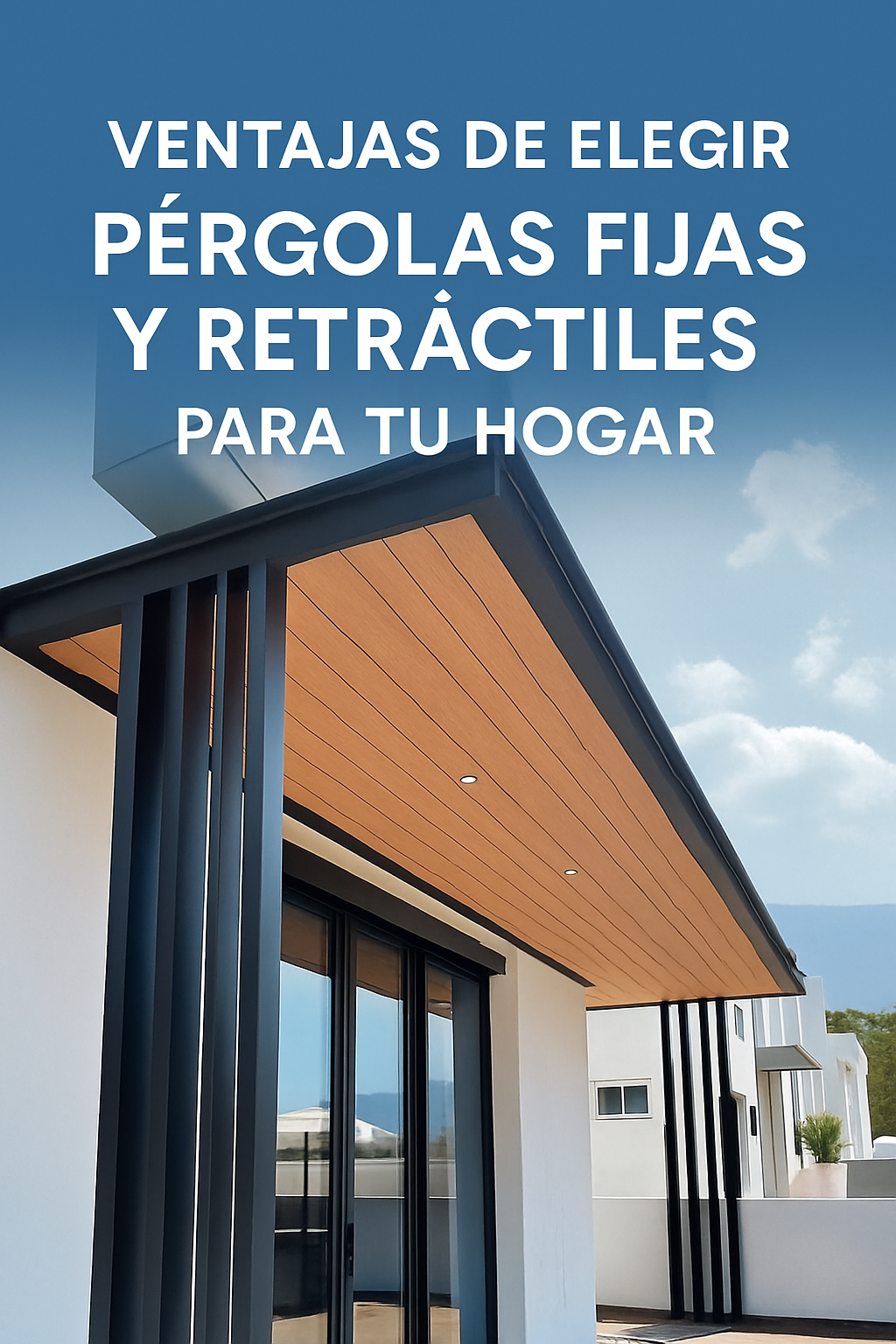 Ventajas de elegir pérgolas fijas y retráctiles para tu hogar